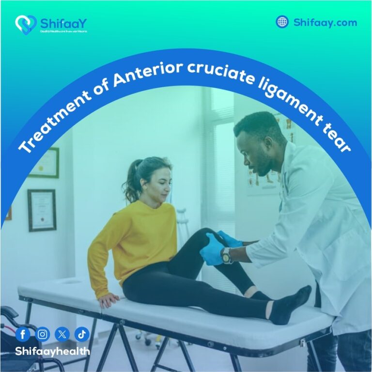 Treatment of anterior cruciate ligament tear