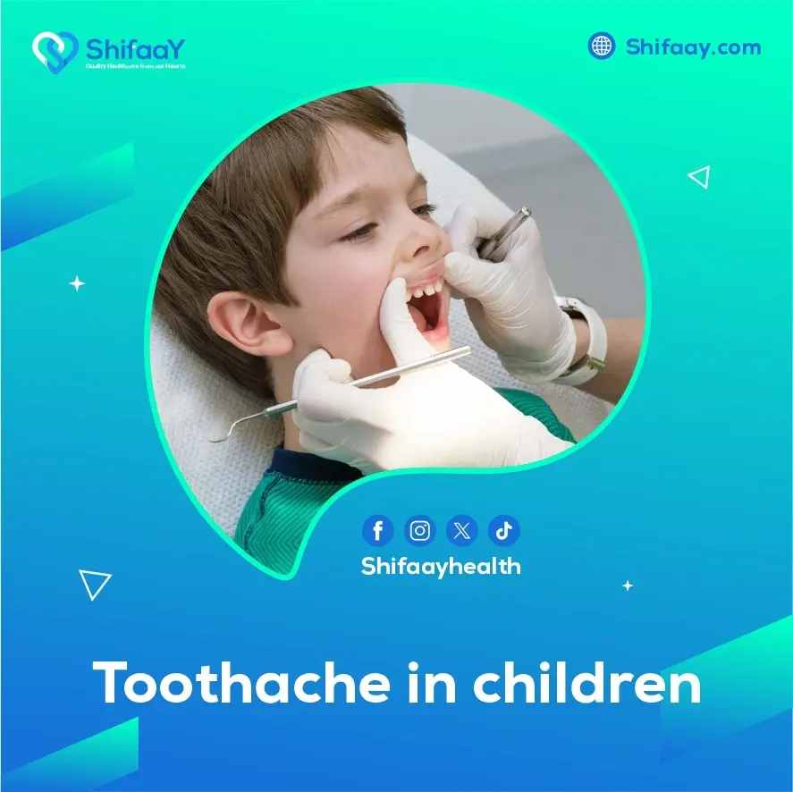 Treating toothache in children